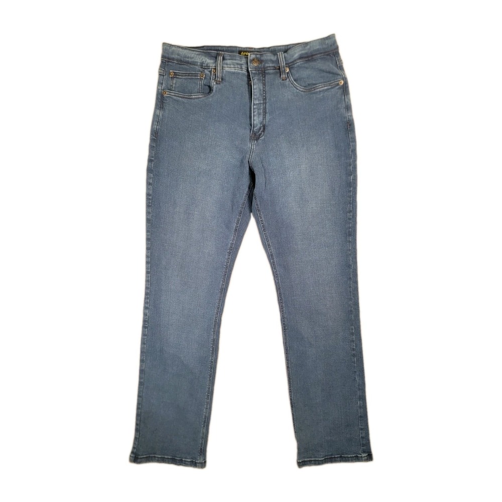 Urban Star Jeans Mens 34x32 Straight Leg Blue Stretch Denim Pants Workwear 34
